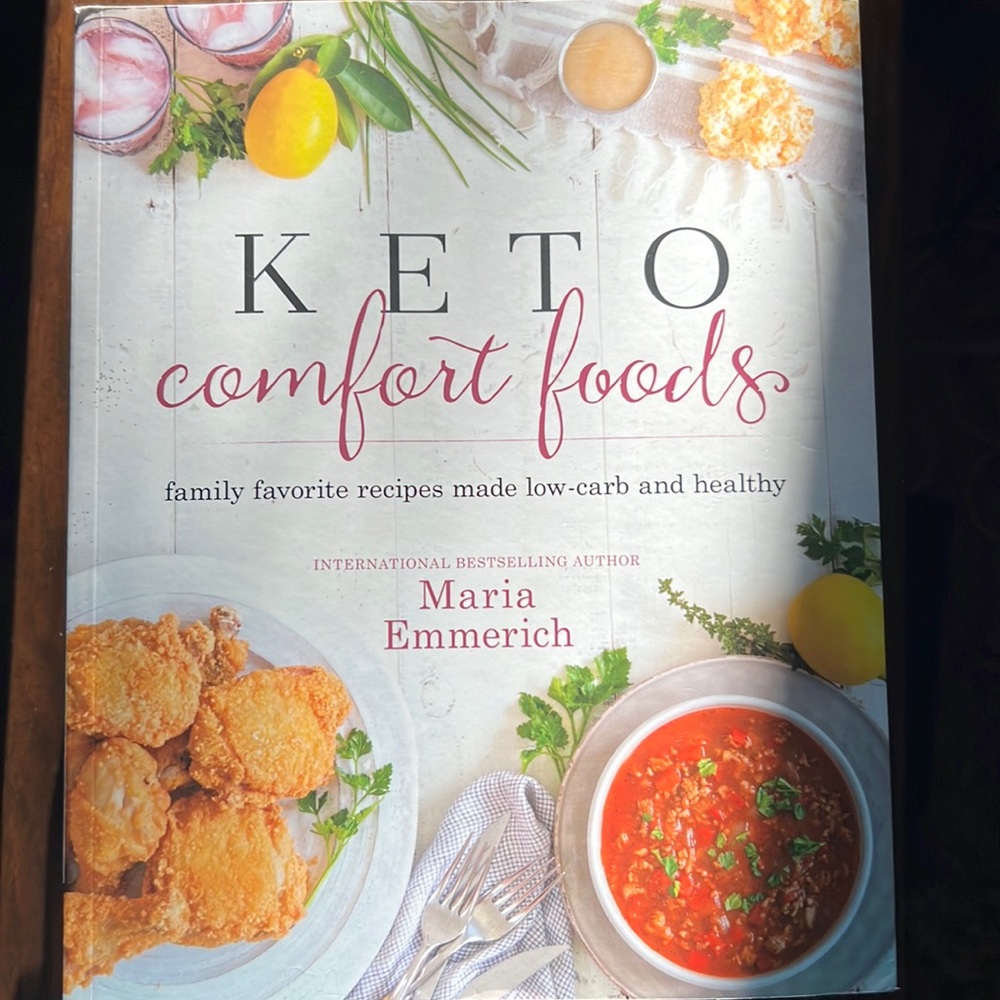 Keto comfort foods recipe book